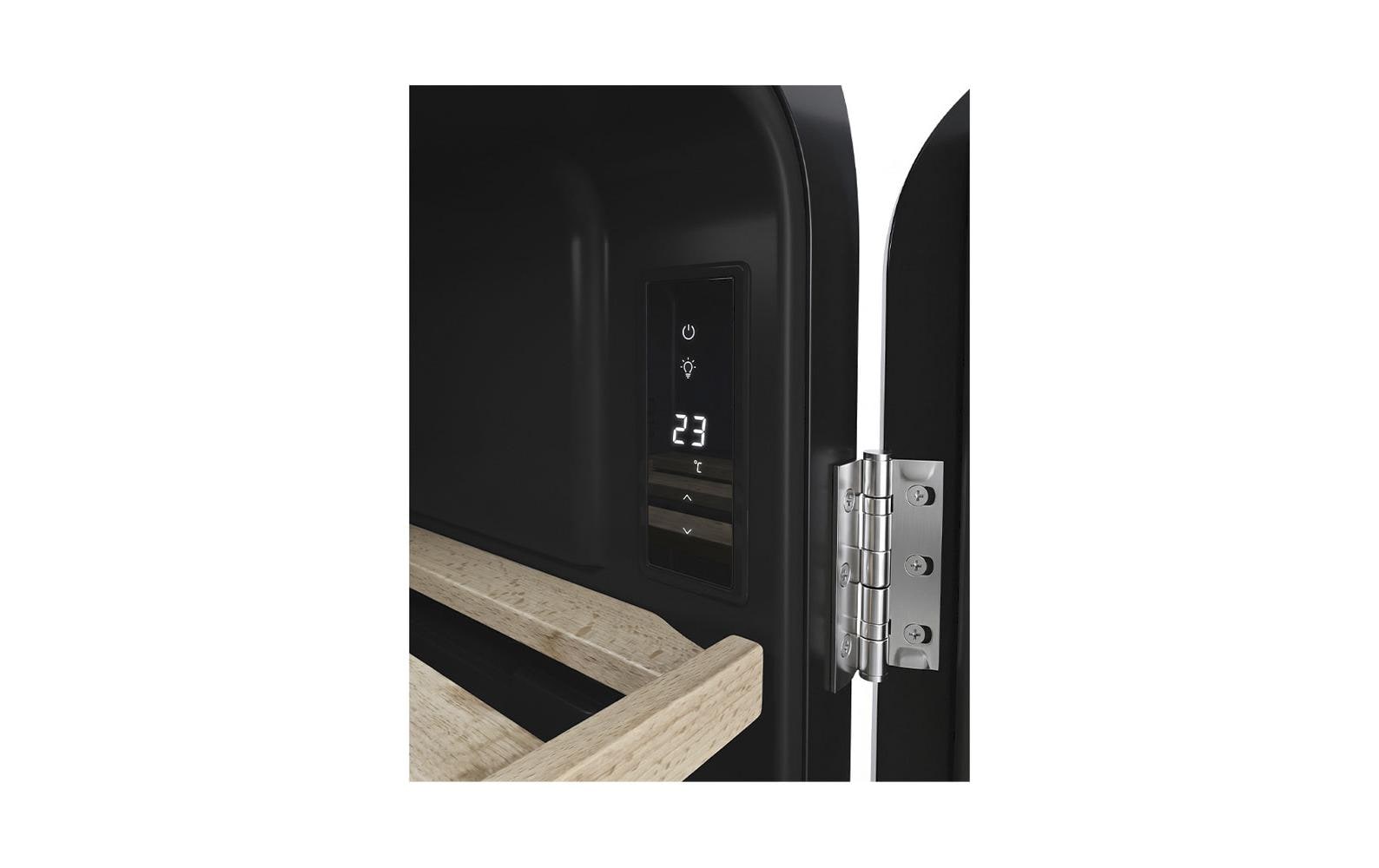 Kibernetik Weinkühlschrank WKH208 Schwarz