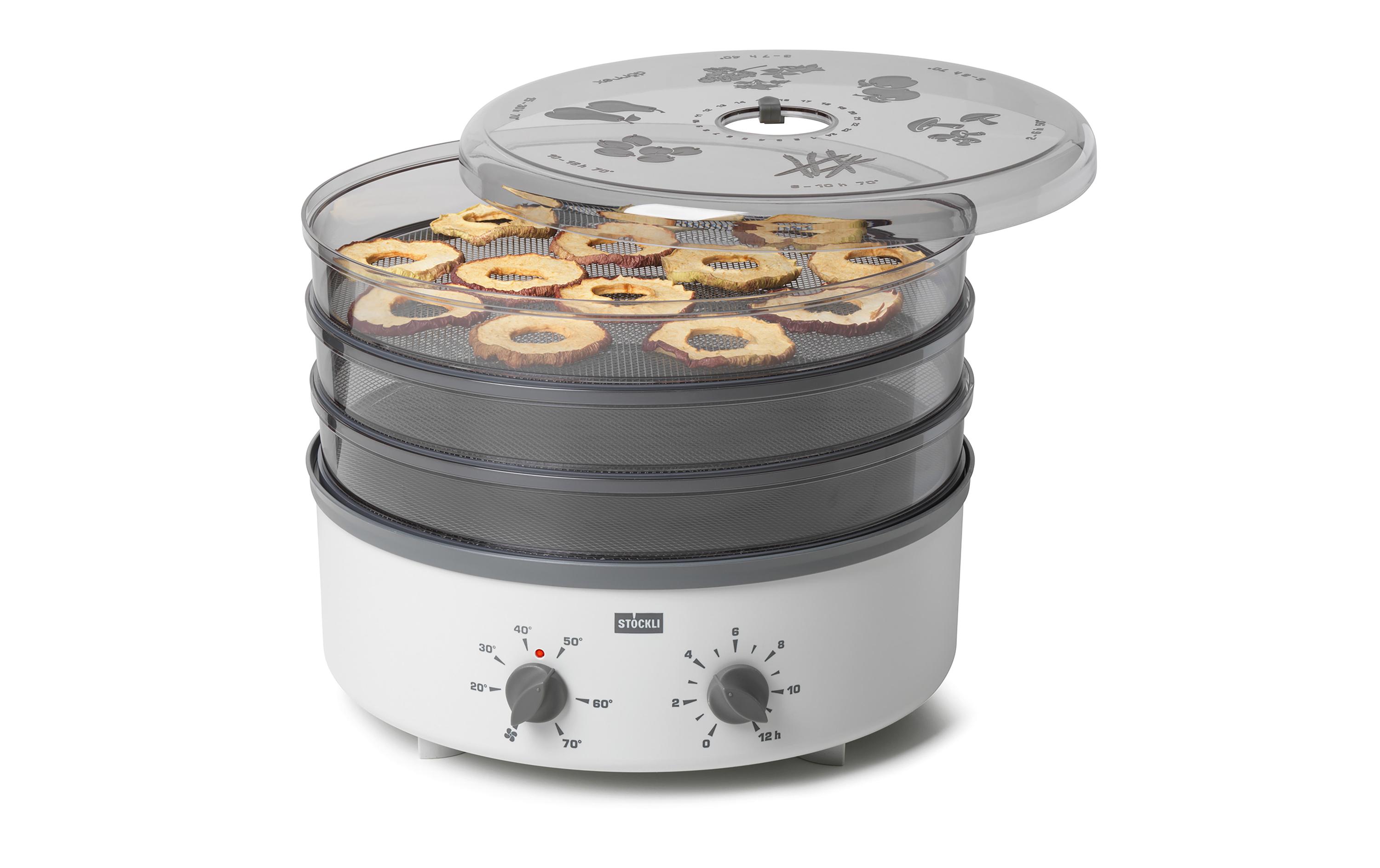 Stöckli Dörrgerät m. Timer, Metallgitter Stöckli Dörrgerät m. Timer, Metallgitter