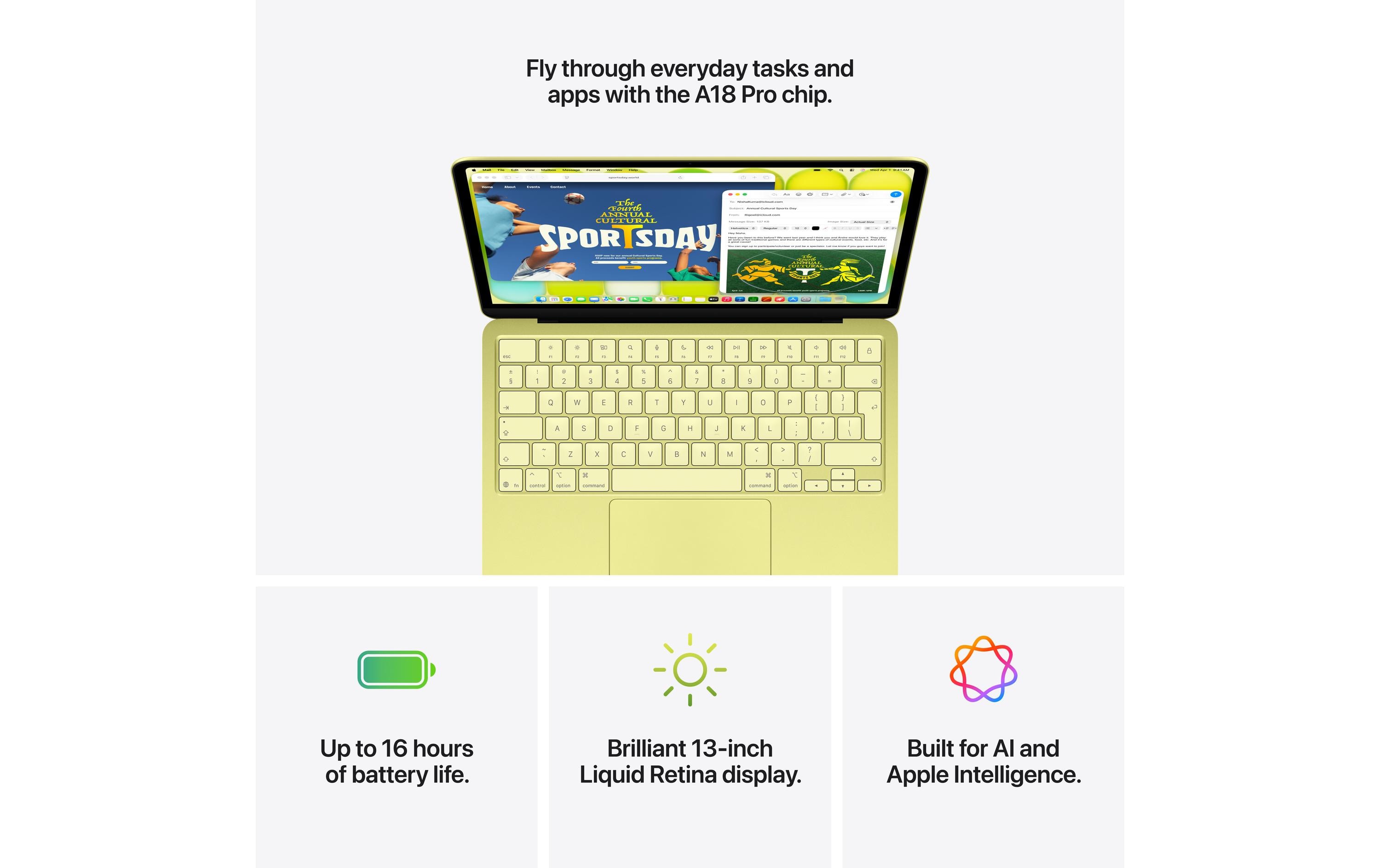 Apple 13 MacBook Neo (A18 Pro) 5C GPU /256 GB / 8 GB Silver
