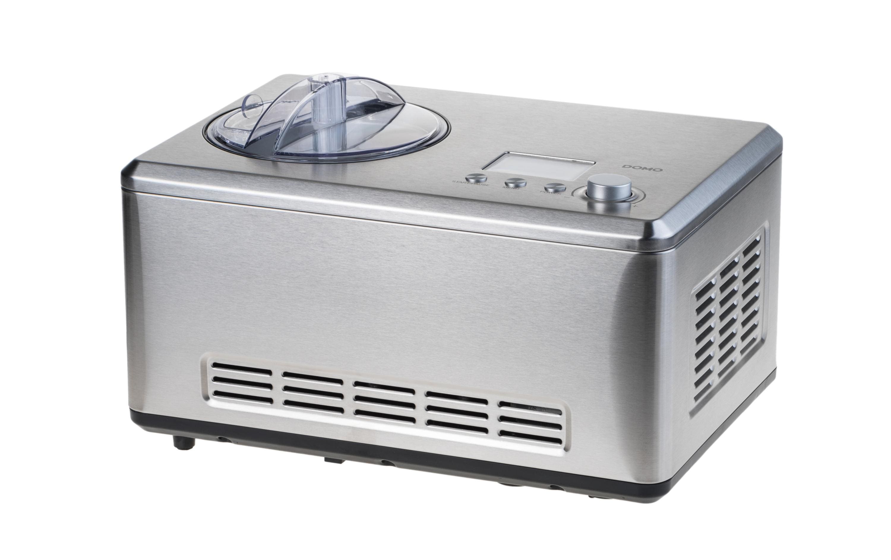 Domo Glacemaschine DO9201l 2 l, Silber Domo Glacemaschine DO9201l 2 l, Silber