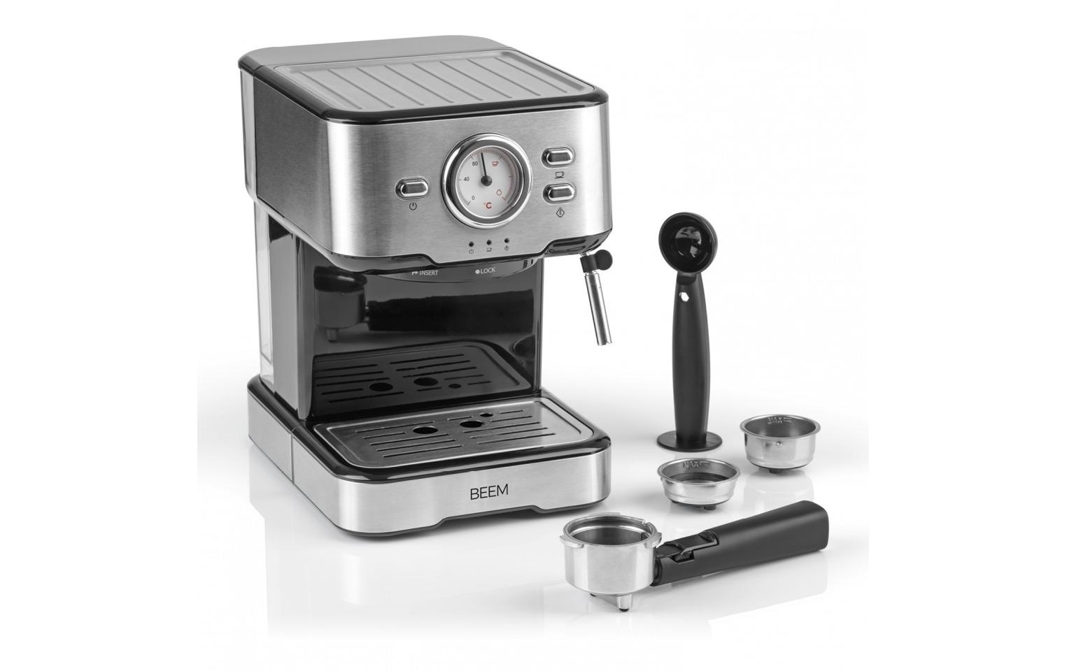 BEEM Siebträgermaschine Espresso-Select Silber