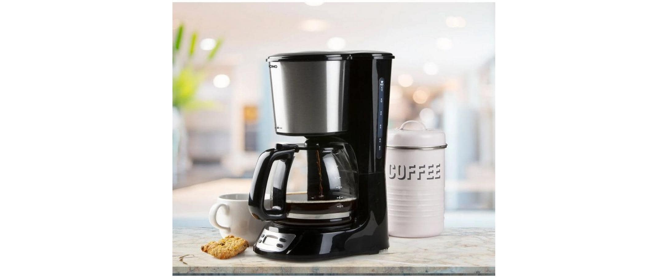 Domo Filterkaffeemaschine DO708K Schwarz