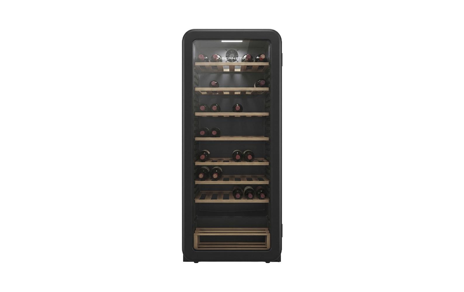 Kibernetik Weinkühlschrank WKH208 Schwarz