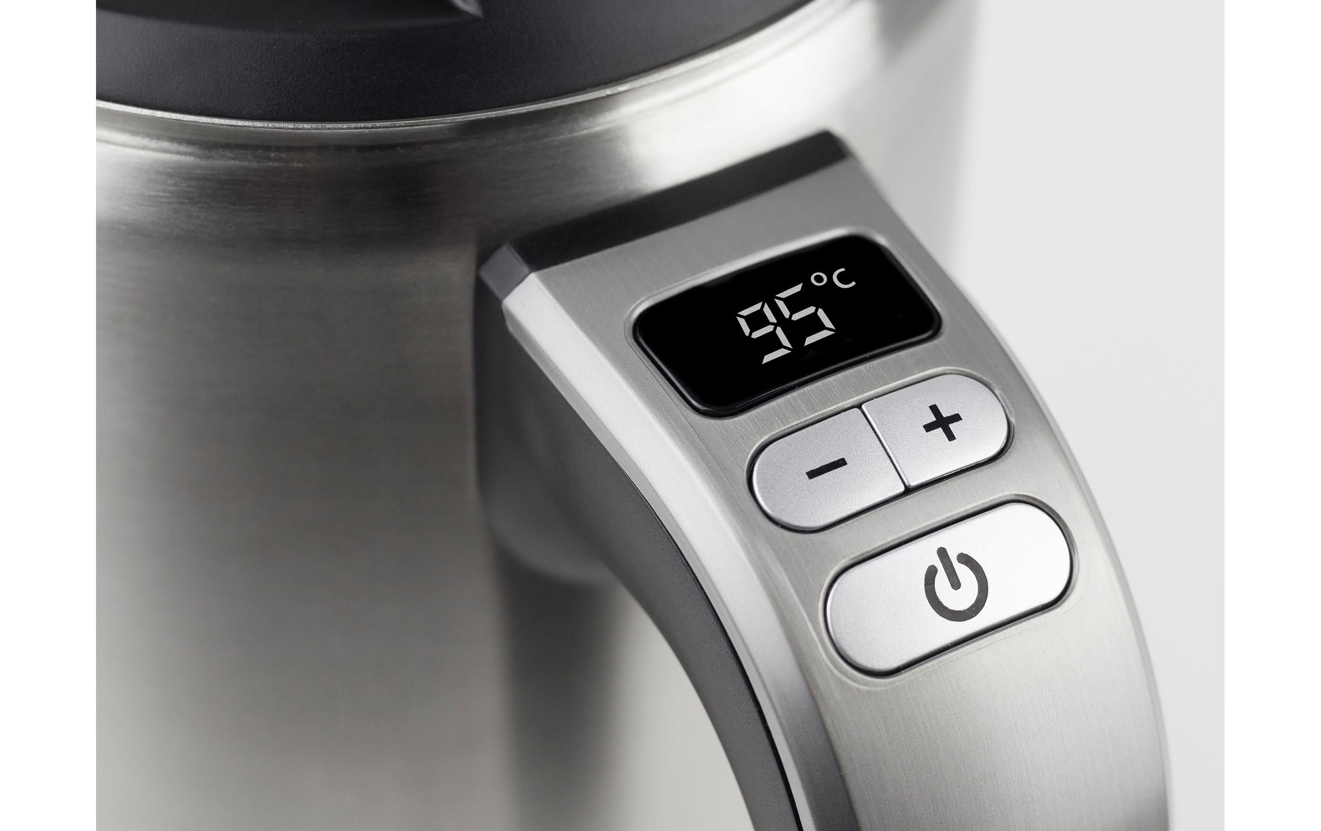 Caso Wasserkocher WK Cool-Touch Edelstahl Silber 1.0 l 1800 W