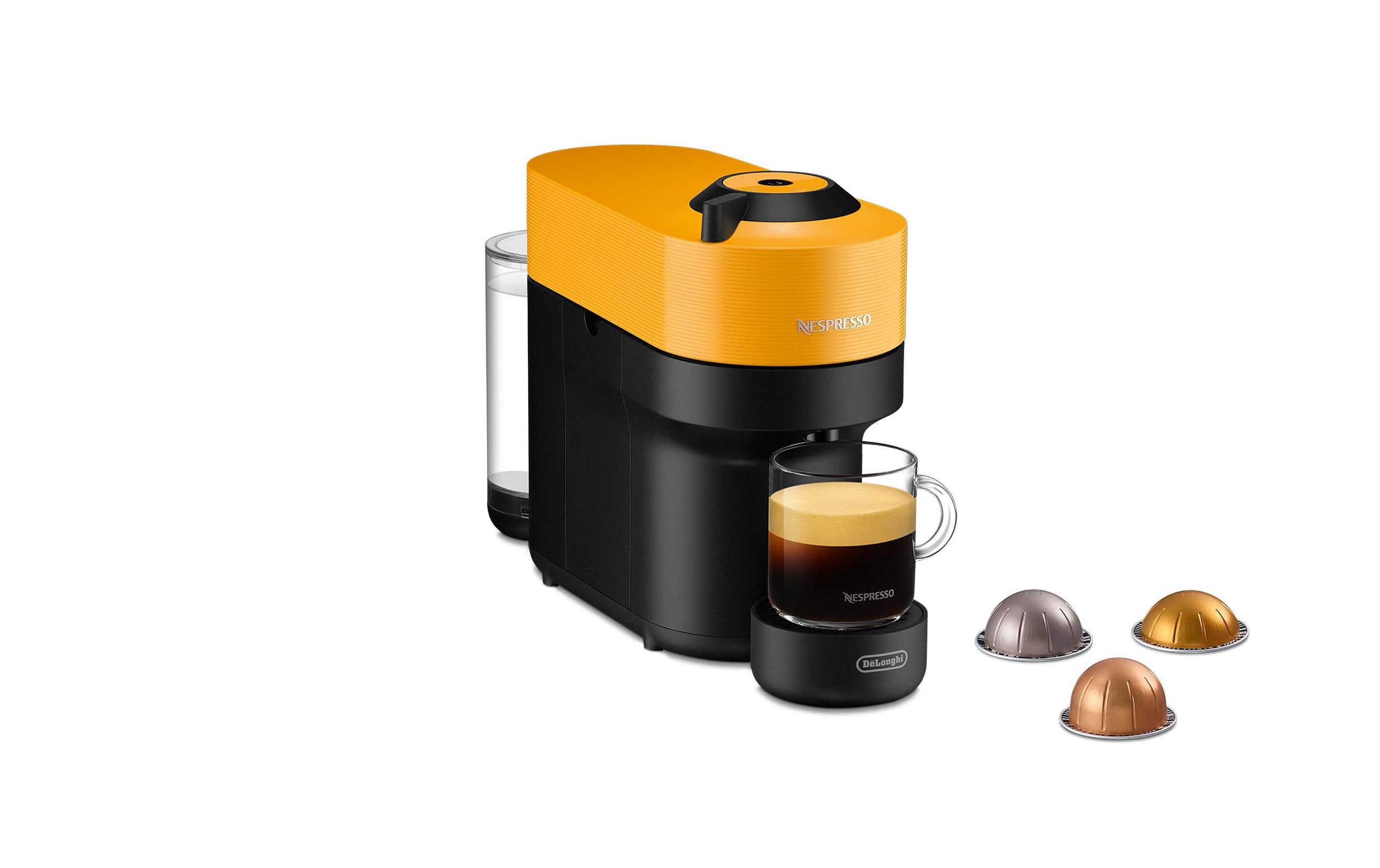 De'Longhi Kaffeemaschine Nespresso Vertuo Pop ENV90.Y Mango Yellow De'Longhi Kaffeemaschine Nespresso Vertuo Pop ENV90.Y Mango Yellow