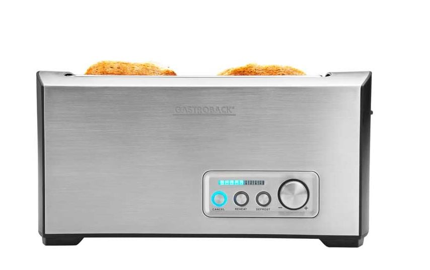 Gastroback Toaster Design Pro 4S Schwarz/Silber