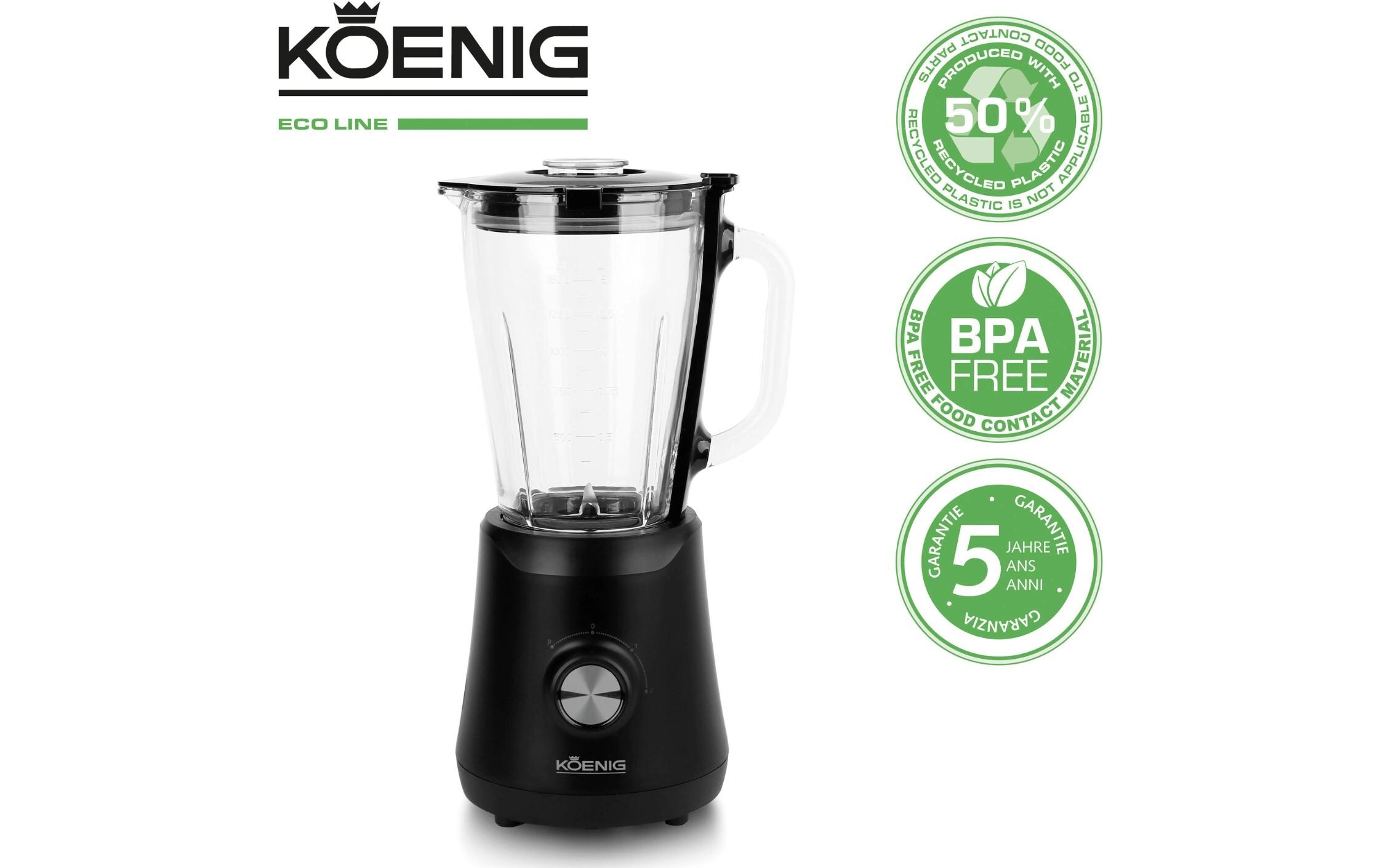 Koenig Standmixer Eco Line Schwarz