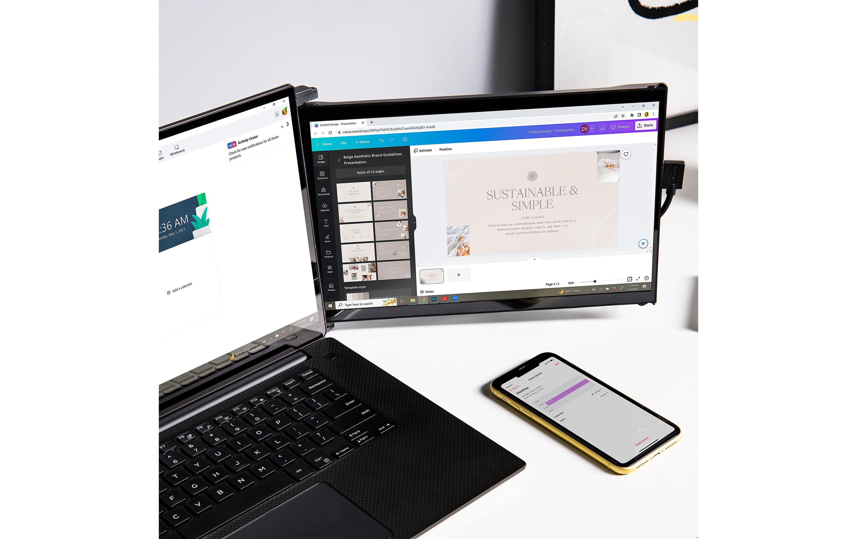 Mobile Pixels Monitor Duex Max DS 14.1