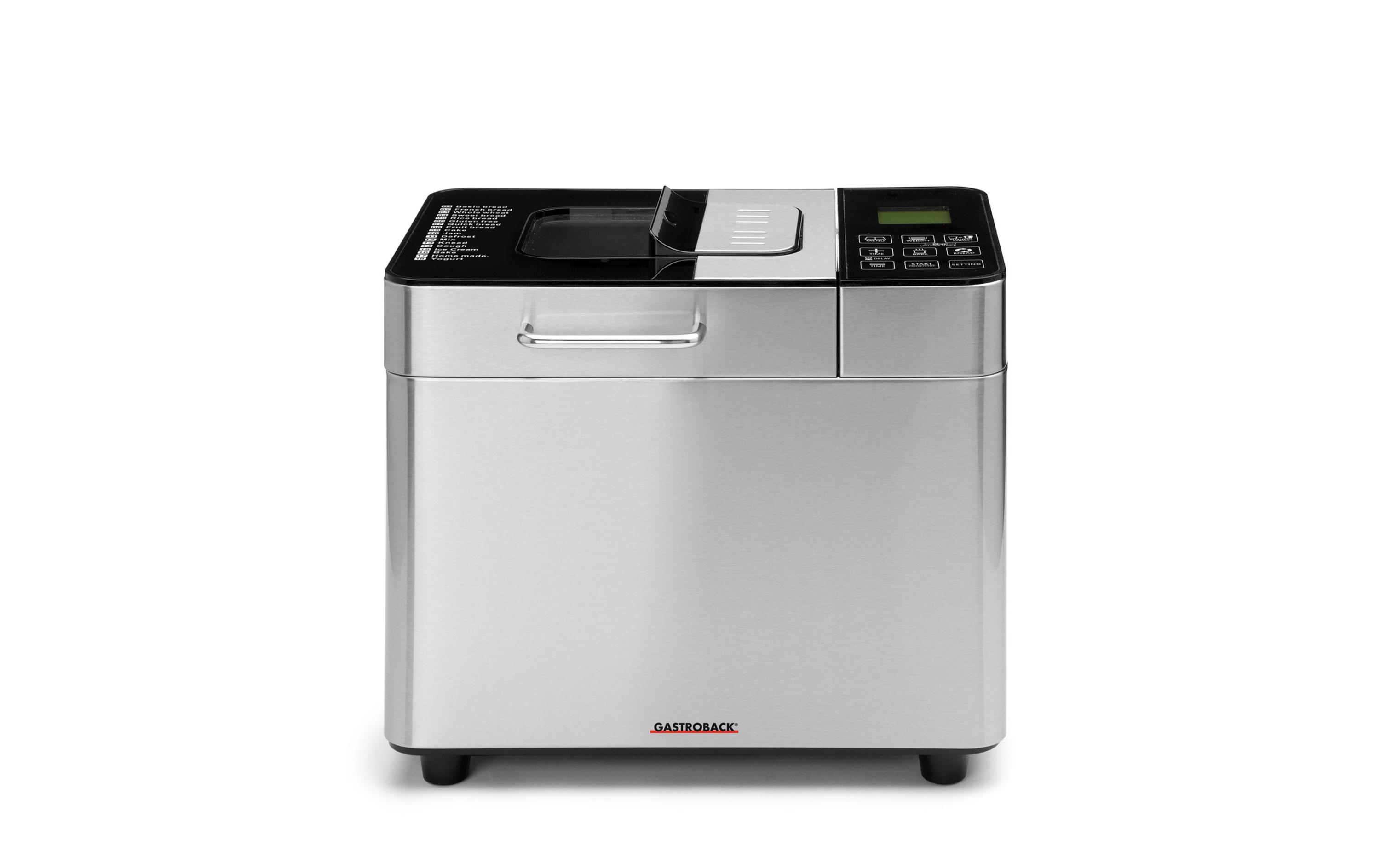 Gastroback Brotbackmaschine Design Advanced Silber/Schwarz Gastroback Brotbackmaschine Design Advanced Silber/Schwarz