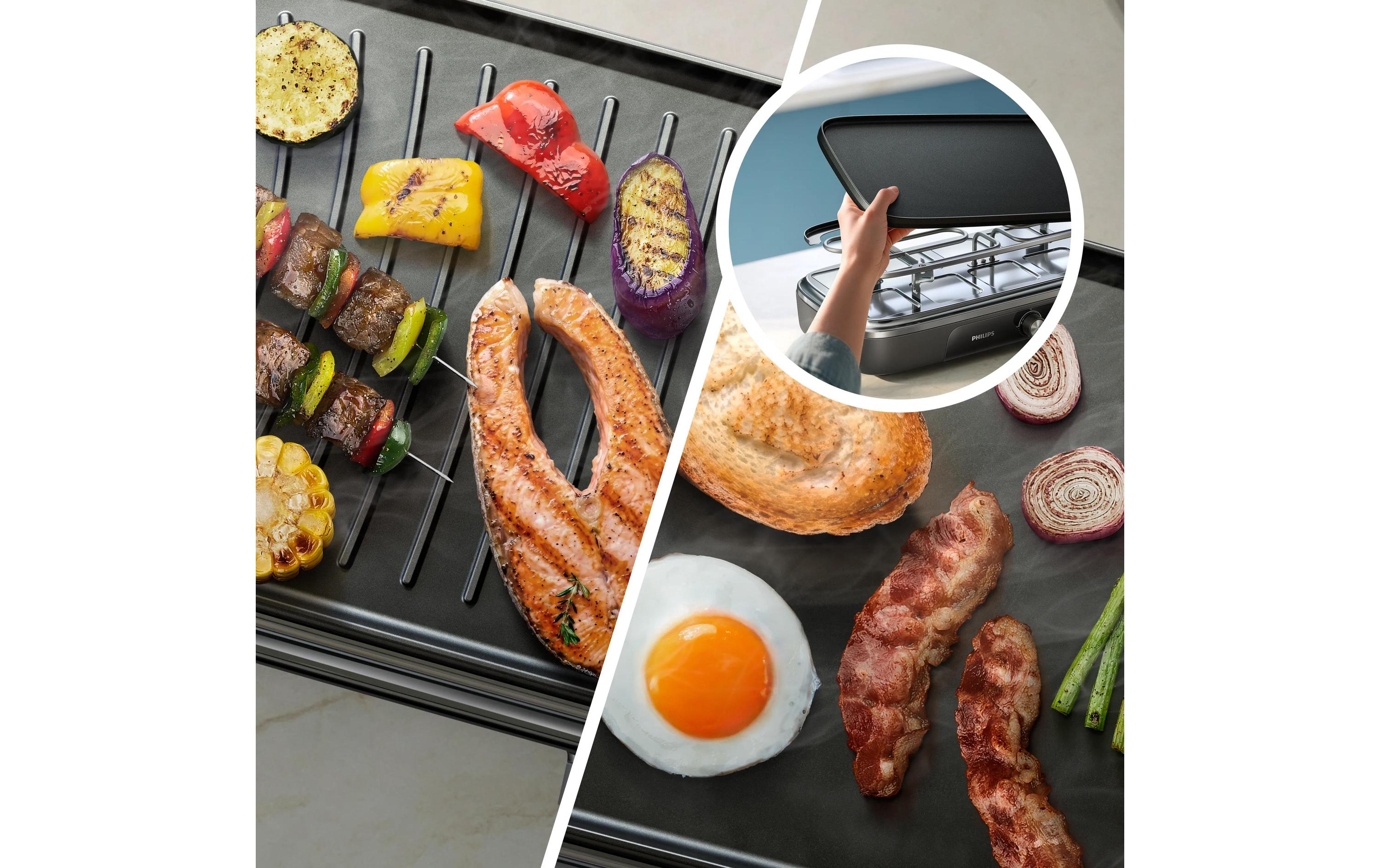 Philips Raclette HD6421/81 Schwarz