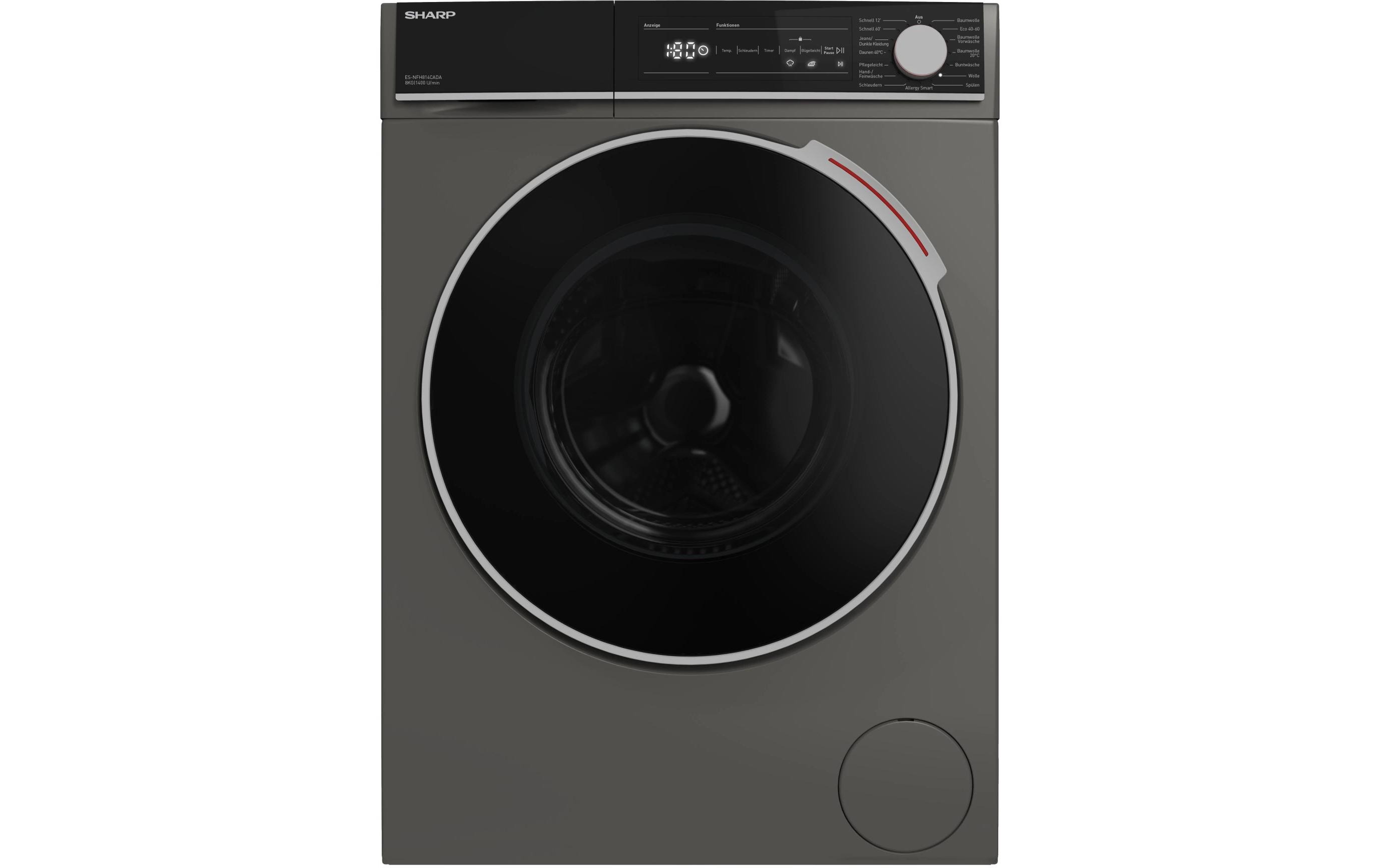 Sharp Waschmaschine ES-NFH814CADA-DE Links