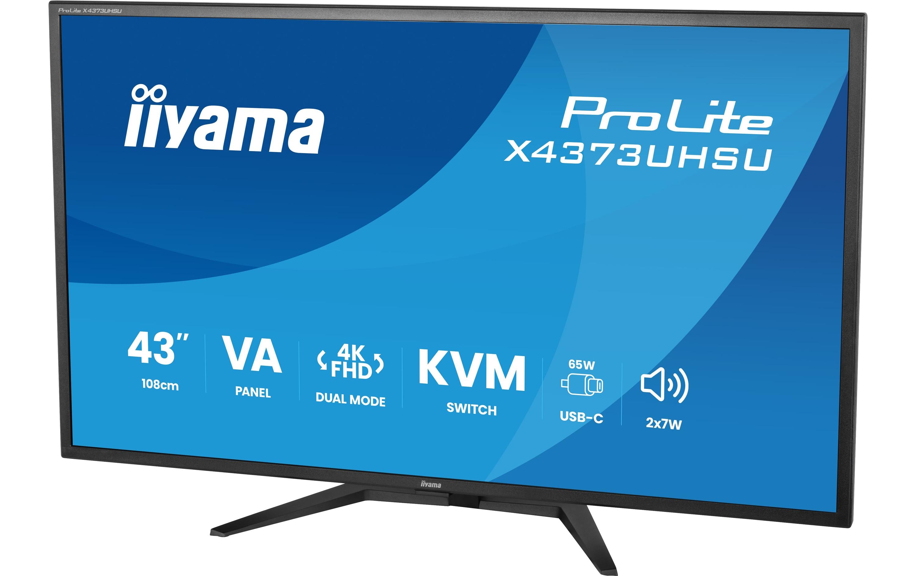 iiyama Monitor ProLite X4373UHSU-B2