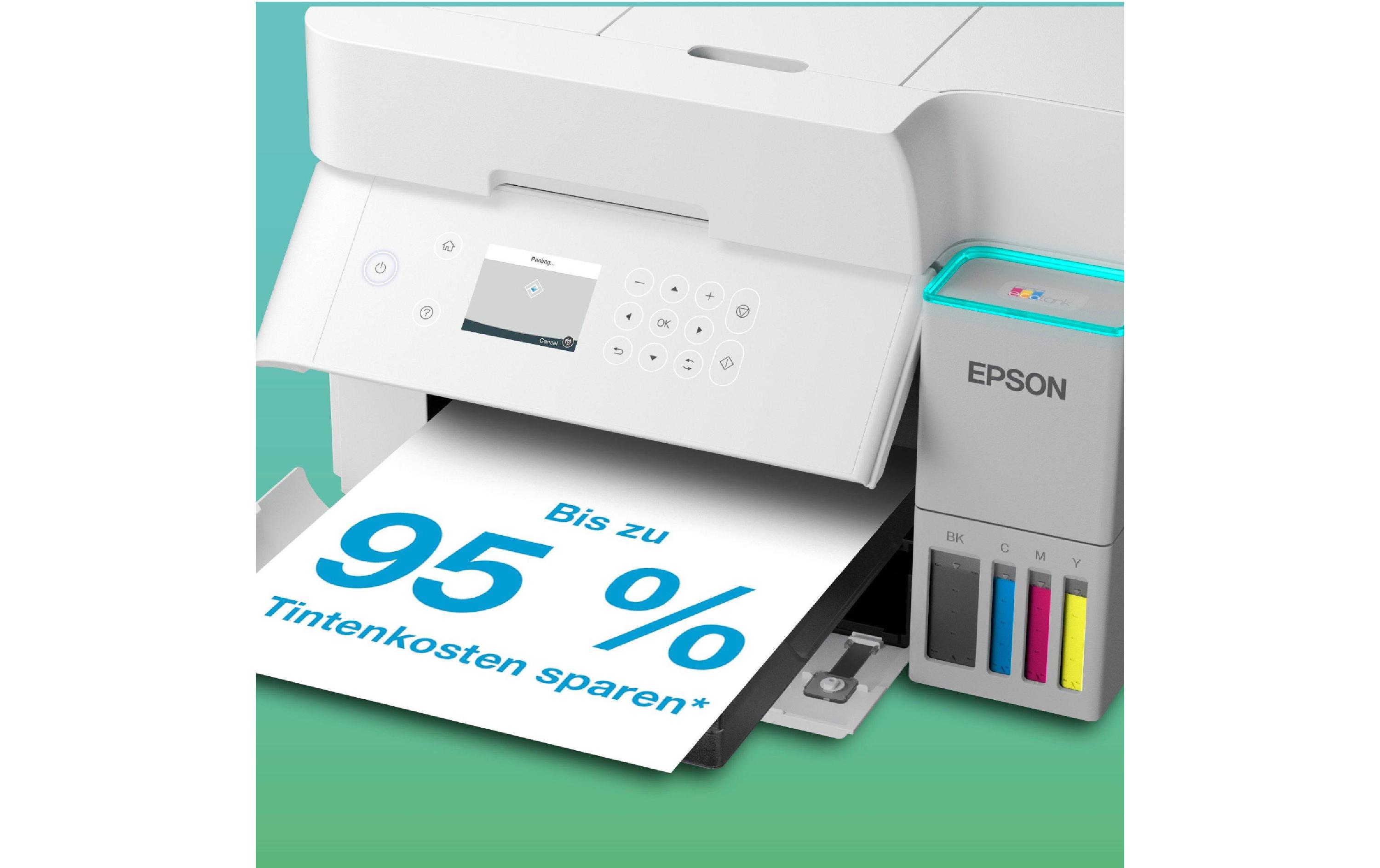 Epson Multifunktionsdrucker EcoTank ET-3956 Weiss