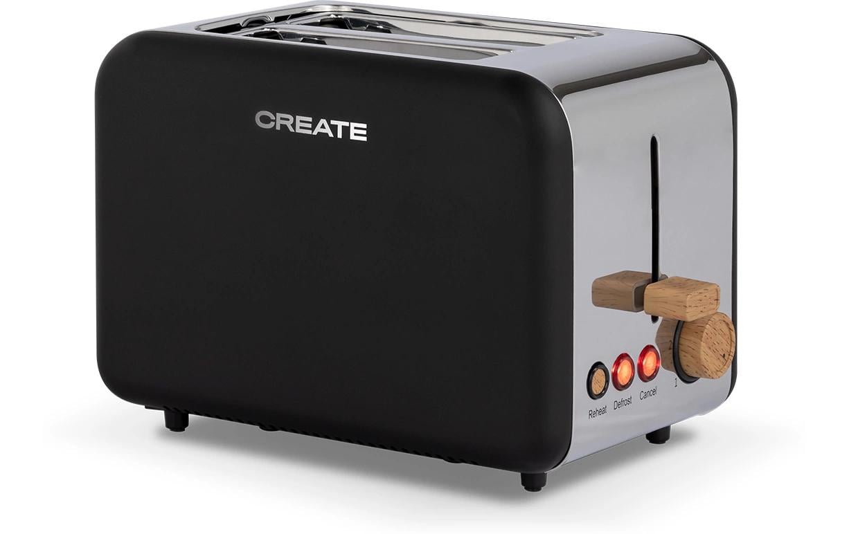 Create Toaster Retro Schwarz