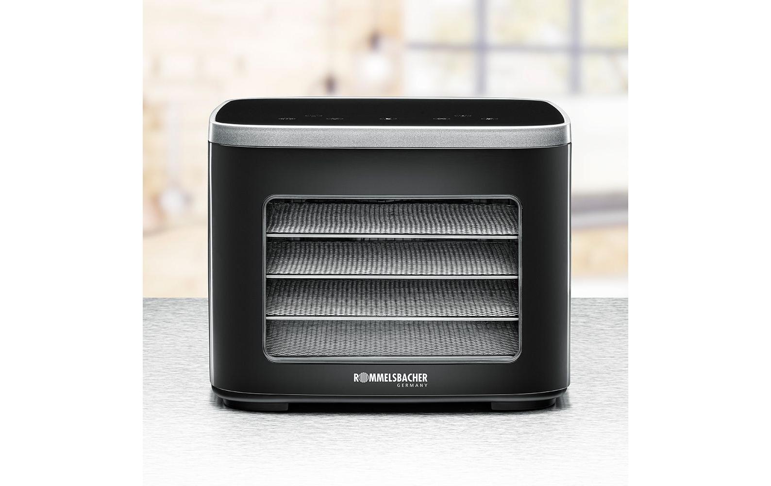 Rommelsbacher Dörrgerät DA 450 Schwarz/Silber