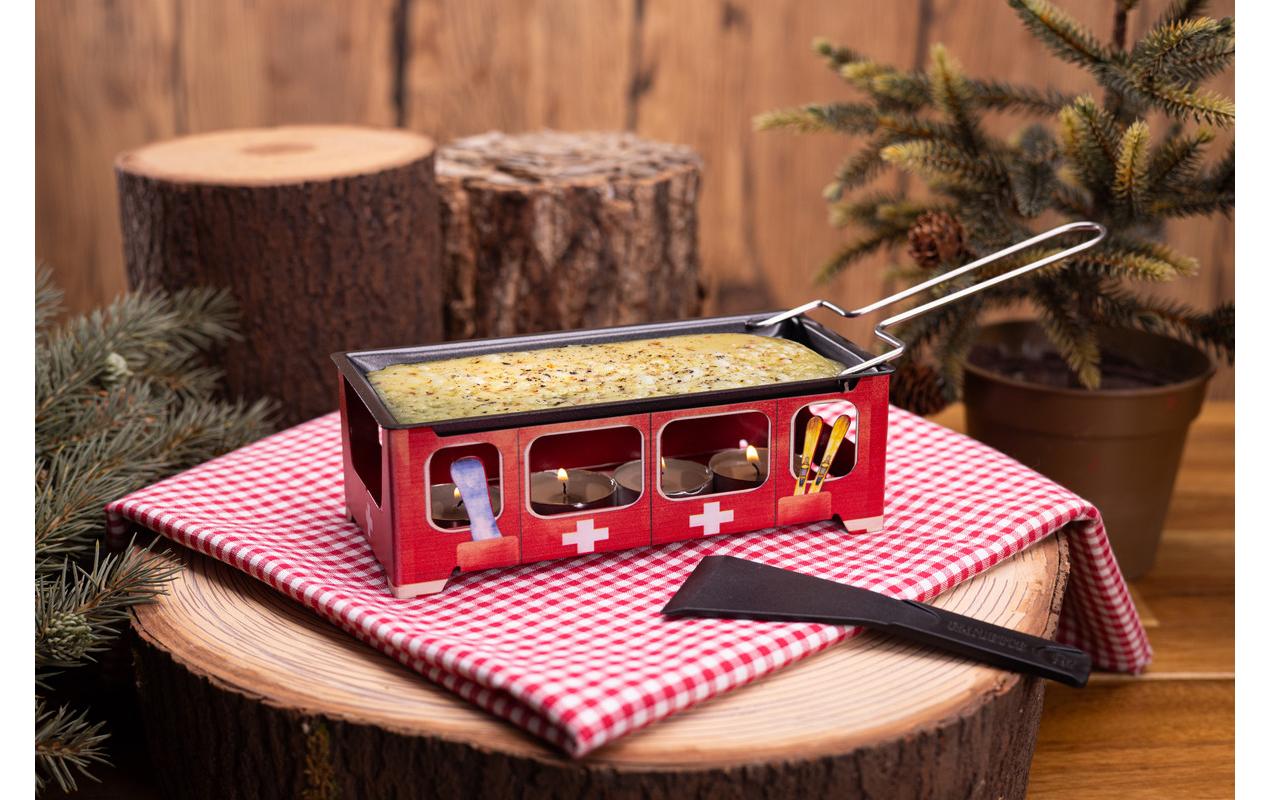 Nouvel Teelicht-Raclette Rot