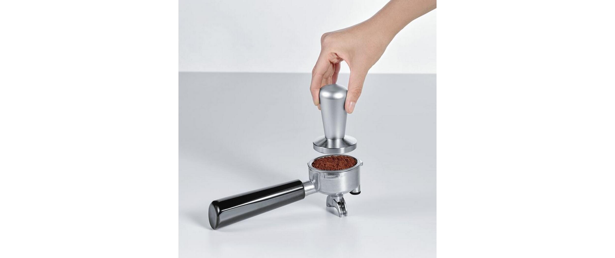 Polti Siebträgermaschine Coffea G50S Silber