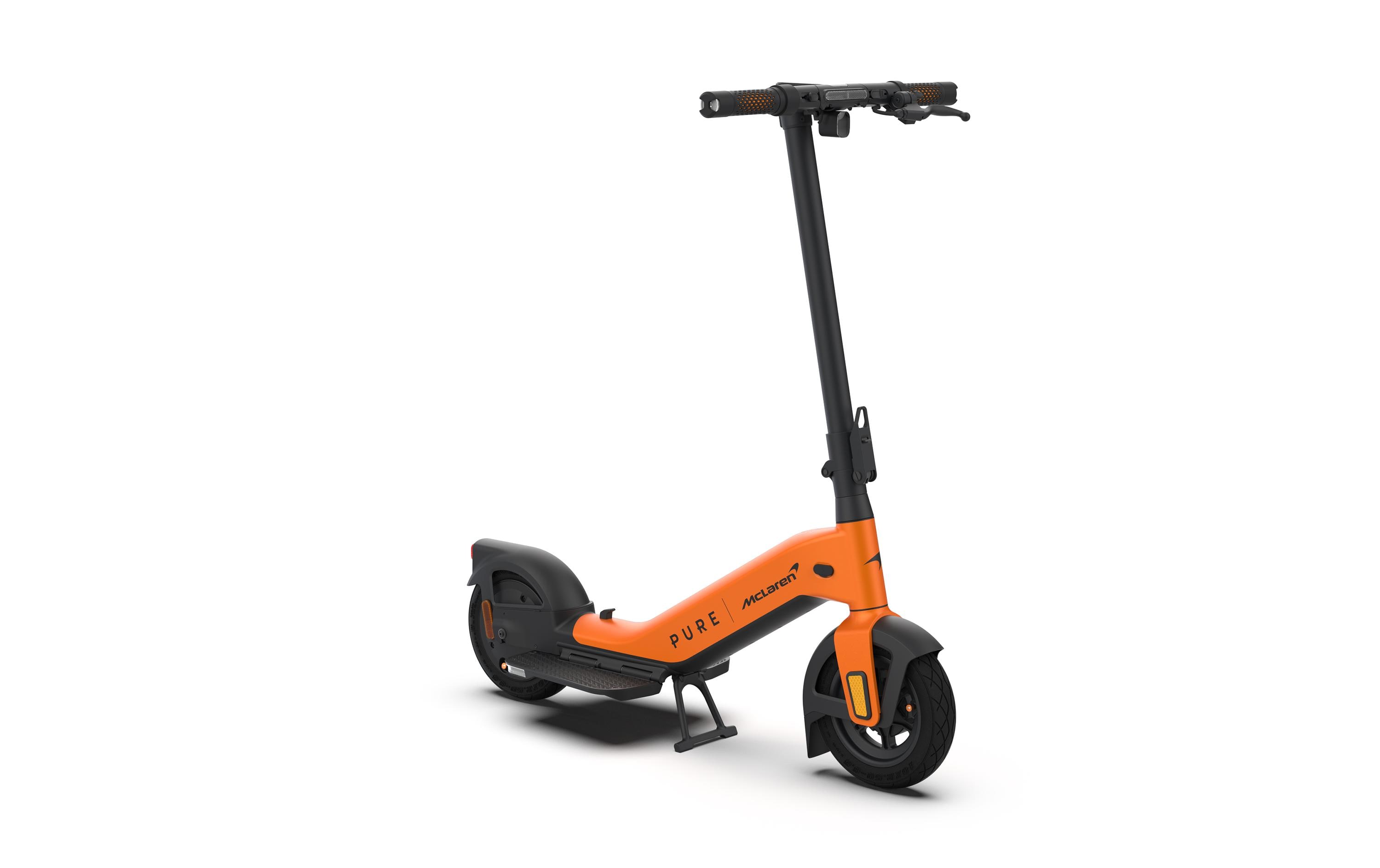 Pure Electric E-Scooter x Mac Laren Papaya Pure Electric E-Scooter x Mac Laren Papaya