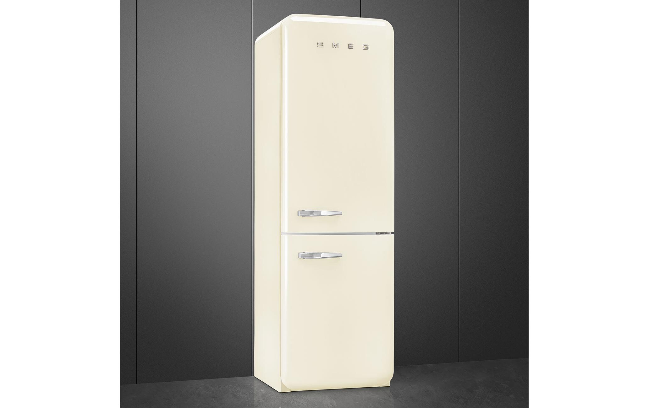 SMEG Kühl-Gefrierkombination FAB32RCR6 Crème, Rechts