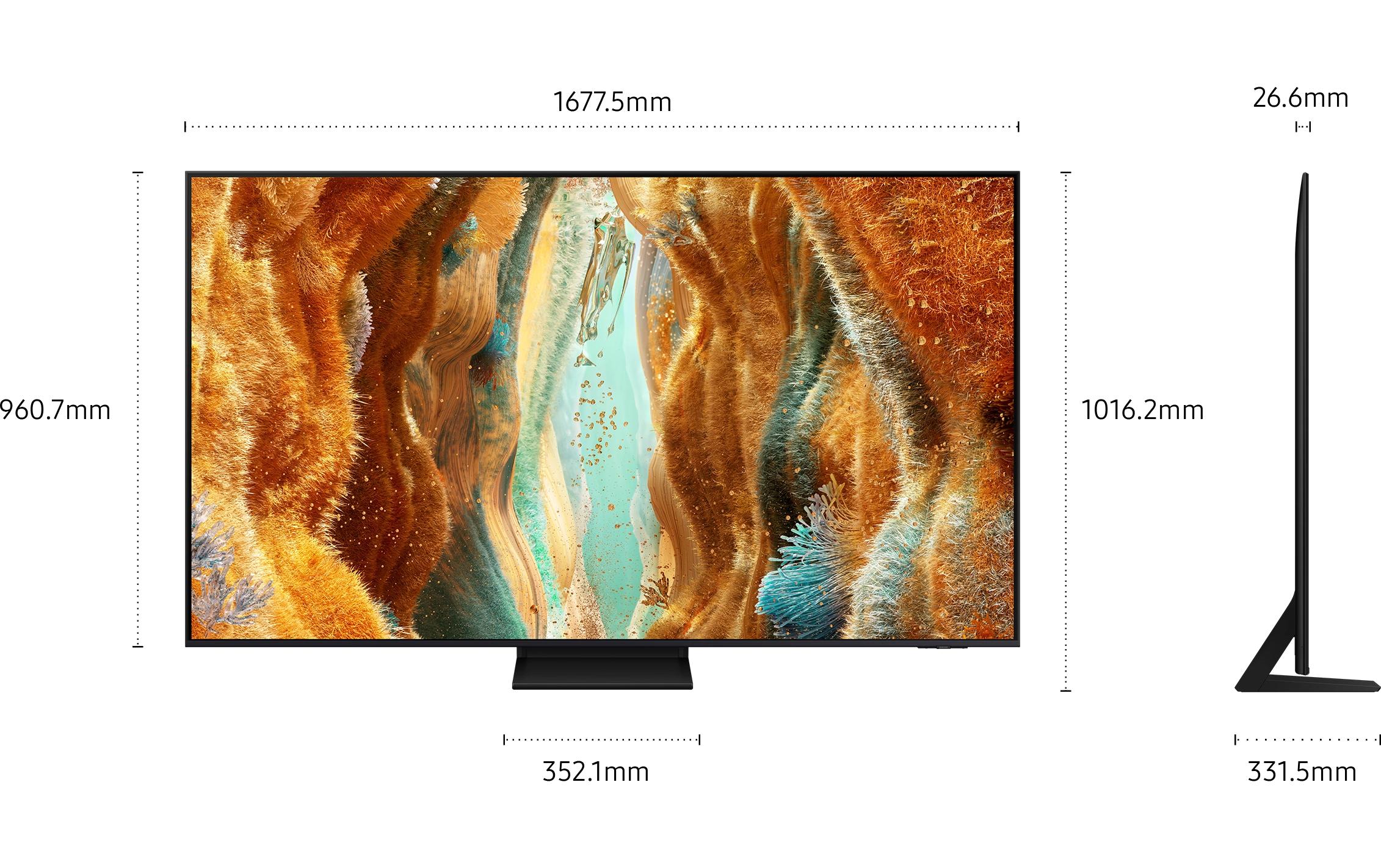 Samsung TV QE75QN70F 75'' QN70F Neo QLED 4K Mini LED AI TV, 2025