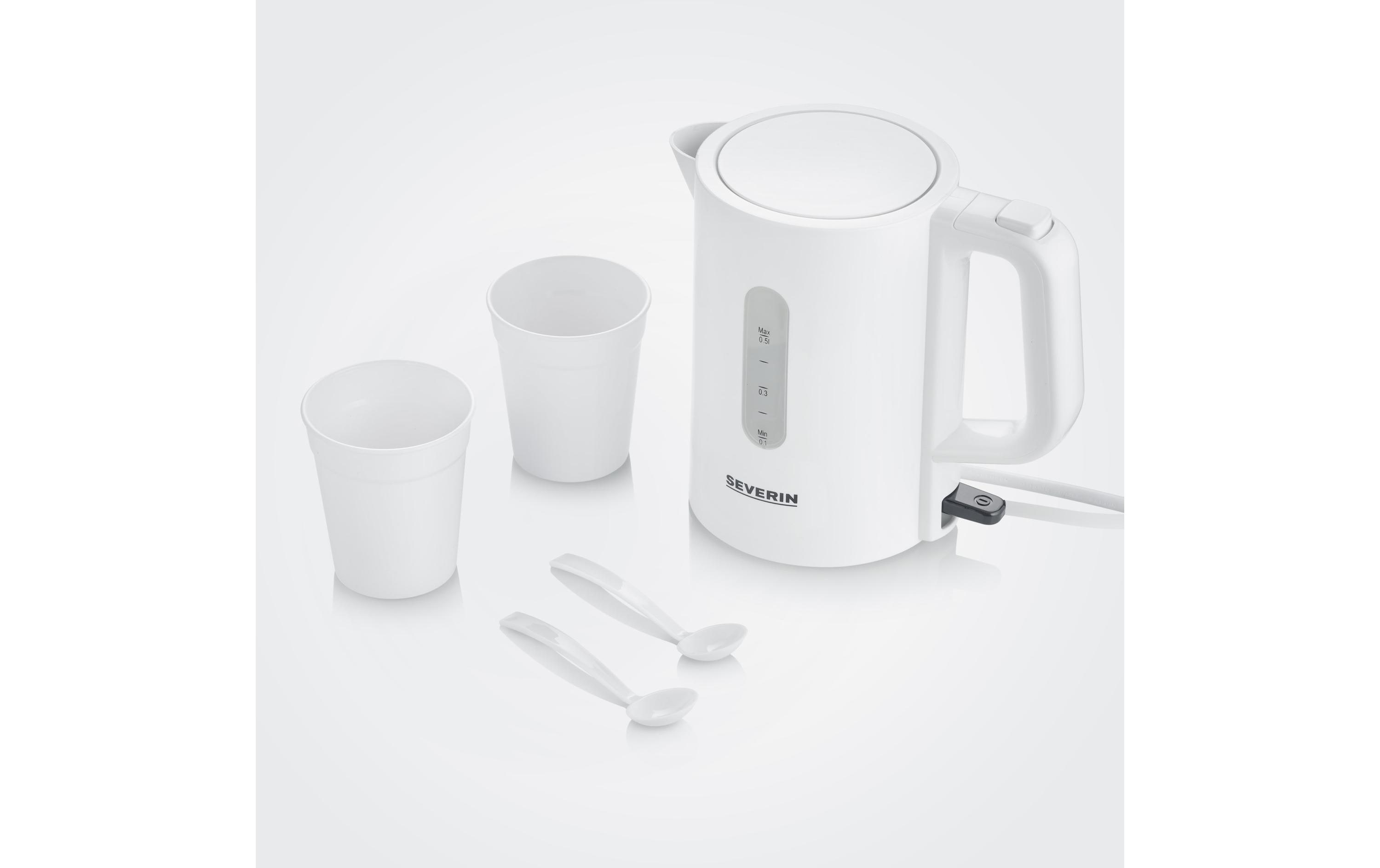 Severin Wasserkocher WK 3462 0.5 l, Weiss