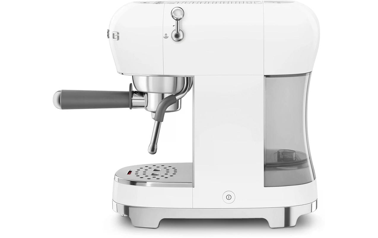 SMEG Siebträgermaschine 50's Style ECF02WHEU Weiss