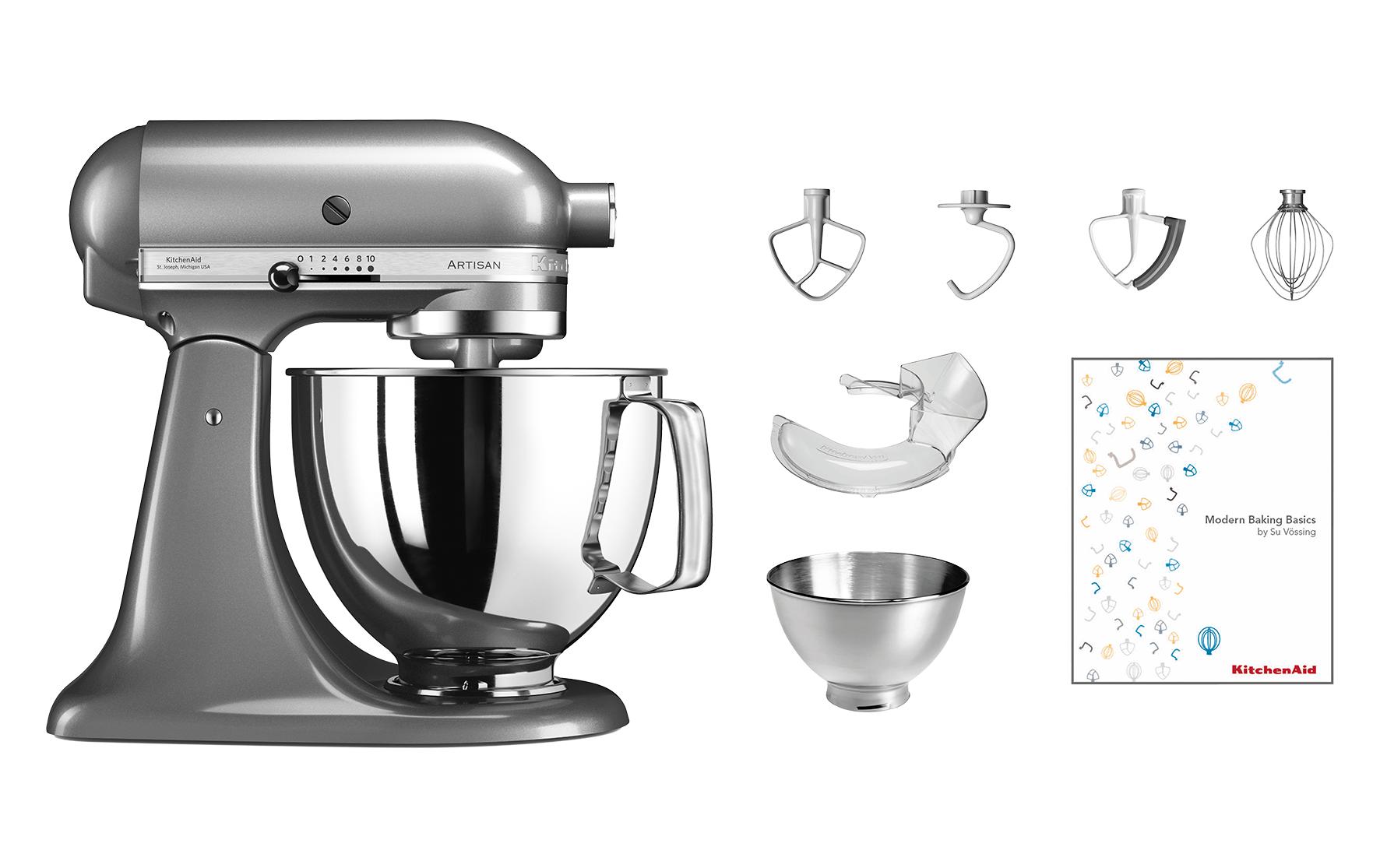 KitchenAid Küchenmaschine Artisan Silbergrau