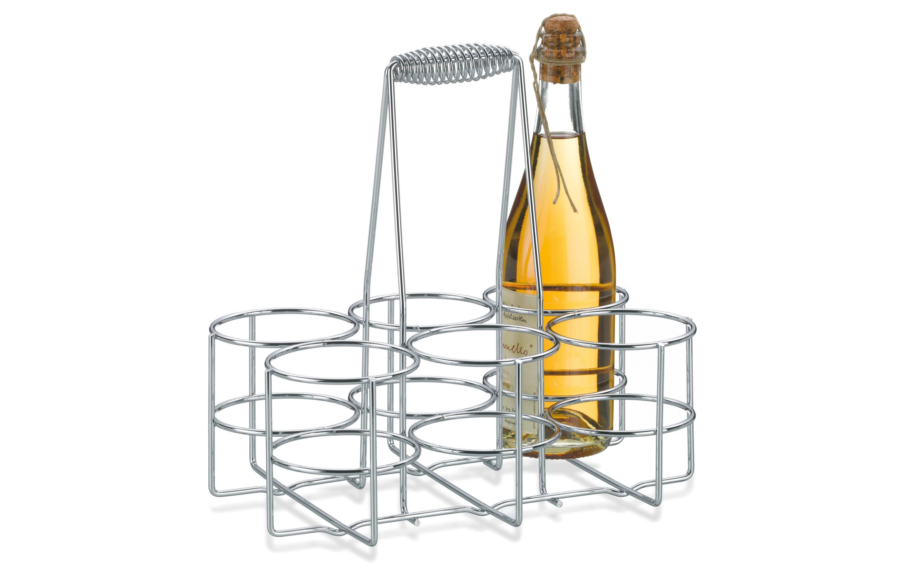 Kela Flaschenträger Loop für 6 Flaschen, Silber Kela Flaschenträger Loop für 6 Flaschen, Silber