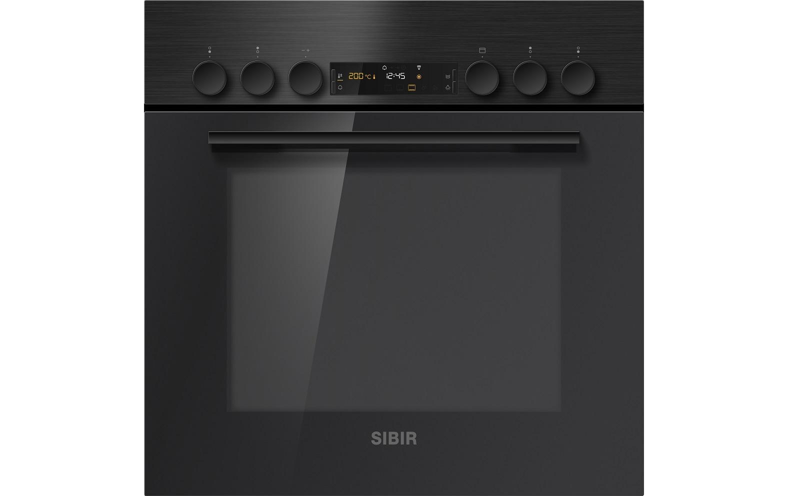 Sibir Einbauherd EH Tritherm 4 V400 22029/60 EU 60, Nero