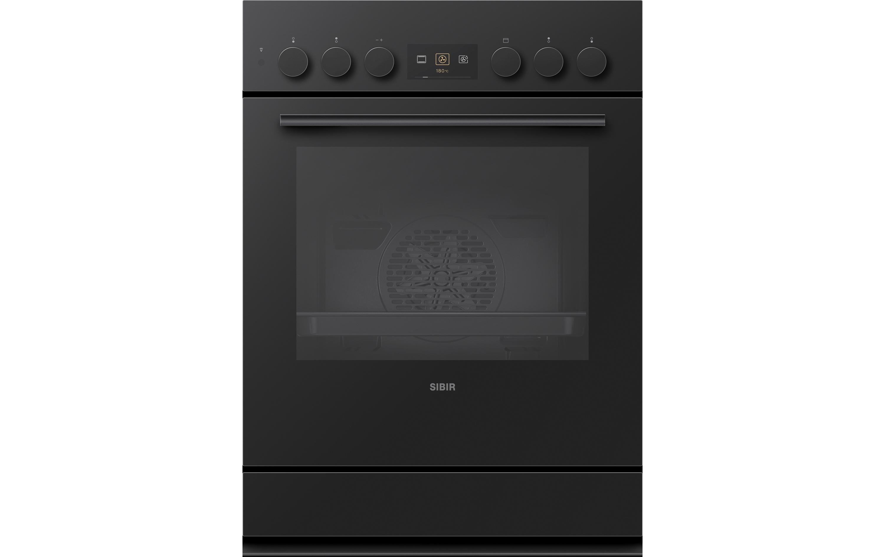 Sibir Einbauherd EH Tritherm 4 V600 2024 CH 55, Nero