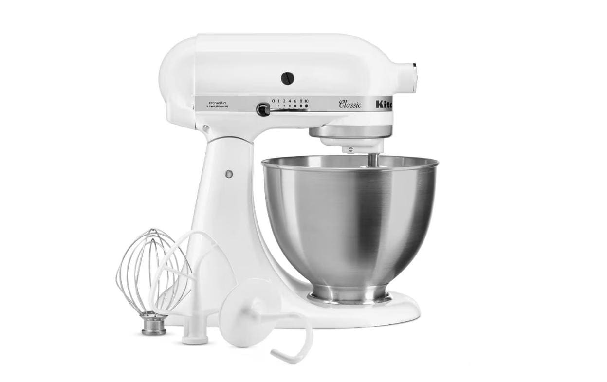 KitchenAid Küchenmaschine Classic 5K45SSSWH Weiss