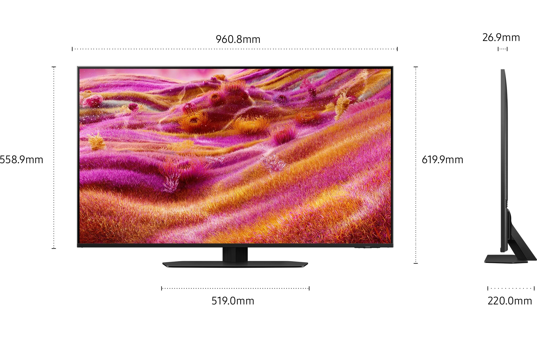 Samsung TV QE43QN90F 43'' QN90F Neo QLED 4K Mini LED AI TV, 2025