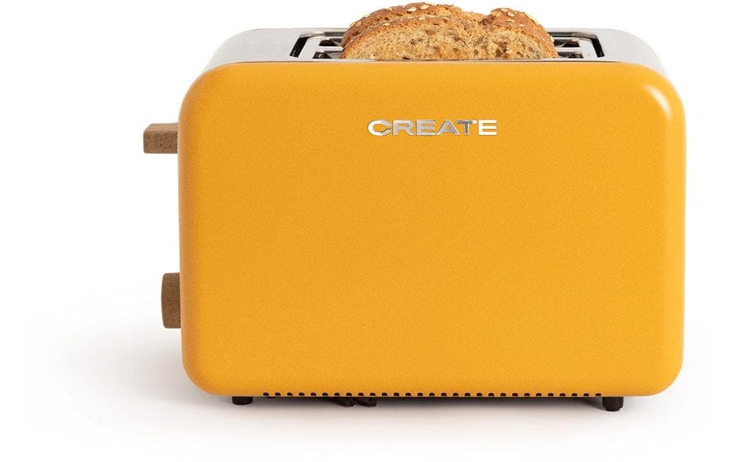 Create Toaster Retro Senfgelb
