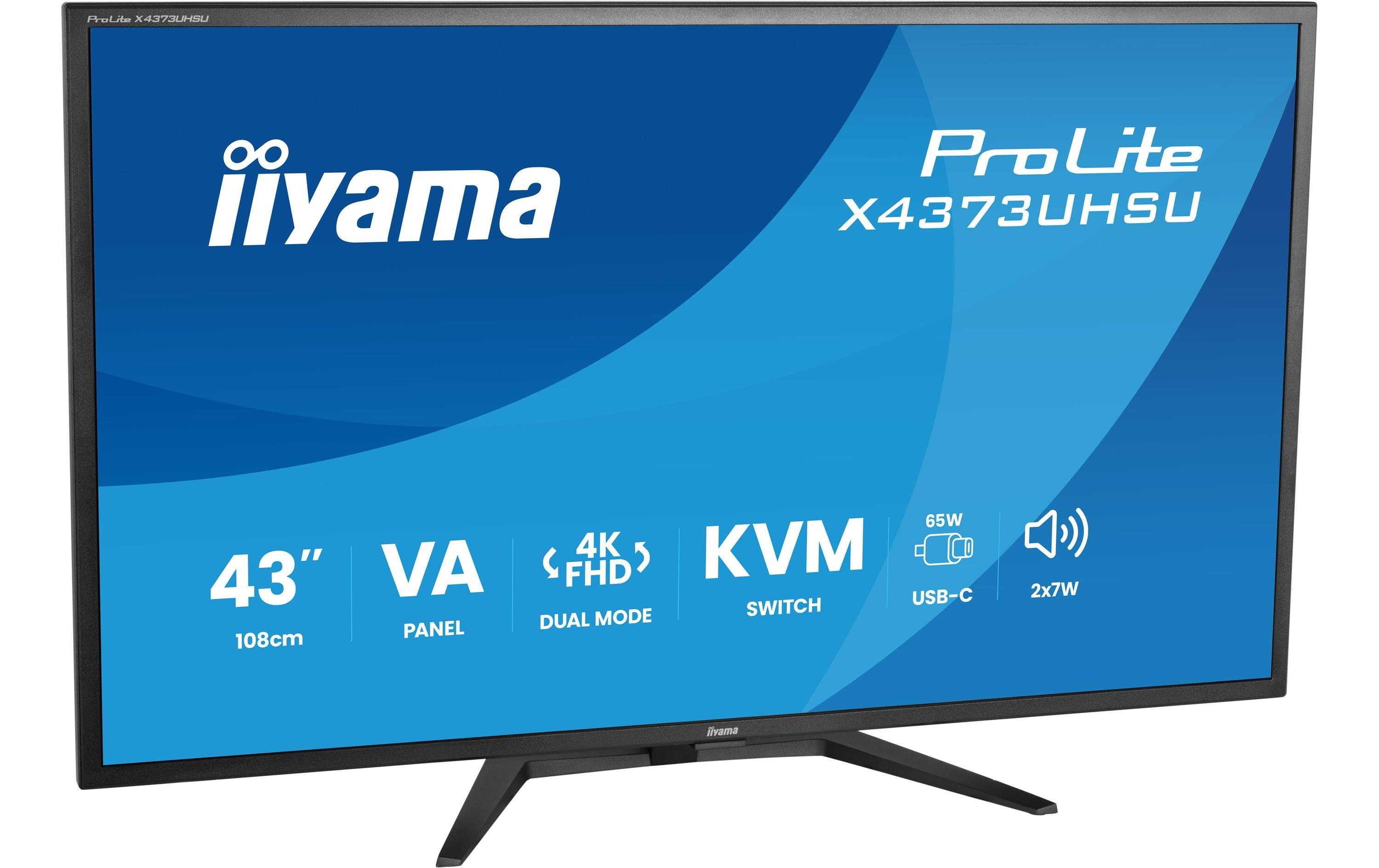 iiyama Monitor ProLite X4373UHSU-B2