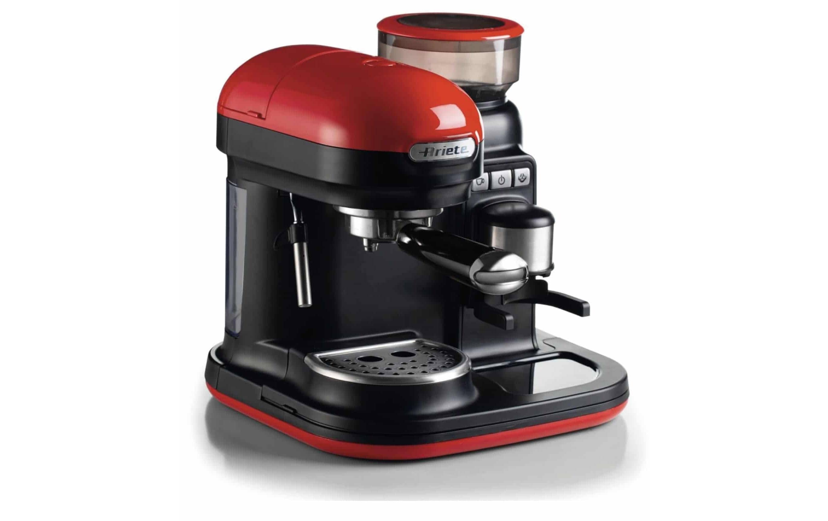 Ariete Portionskaffeemaschine MODERNA Rot/Schwarz Ariete Portionskaffeemaschine MODERNA Rot/Schwarz