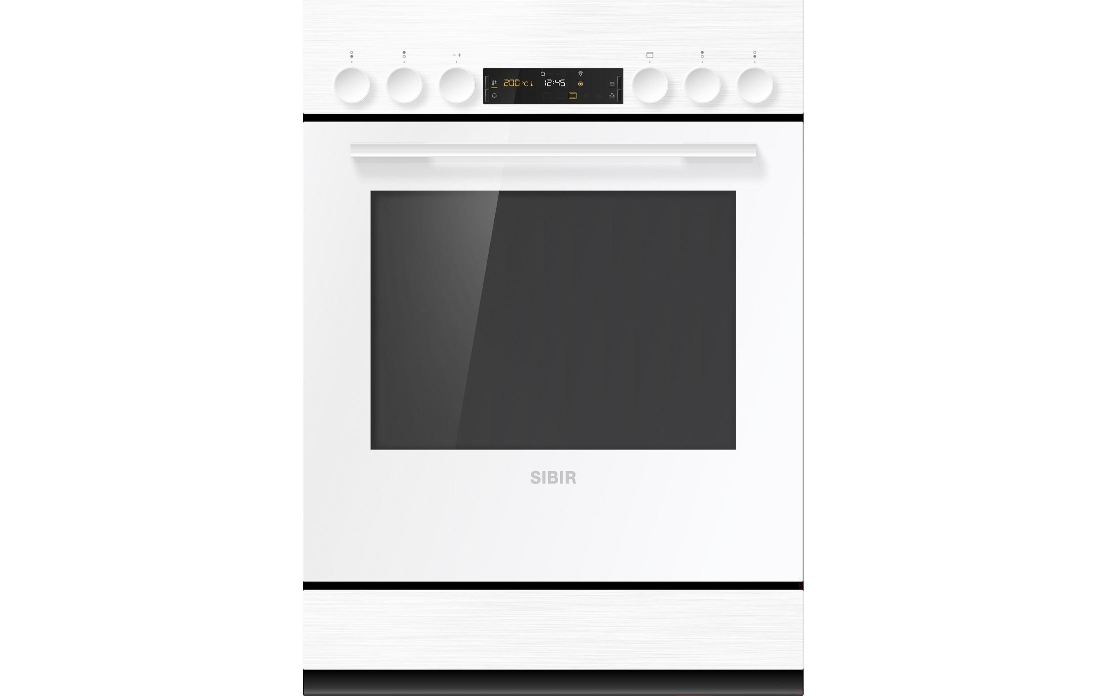 Sibir Einbauherd EH Tritherm 4 V400 22019 CH 55, Weiss