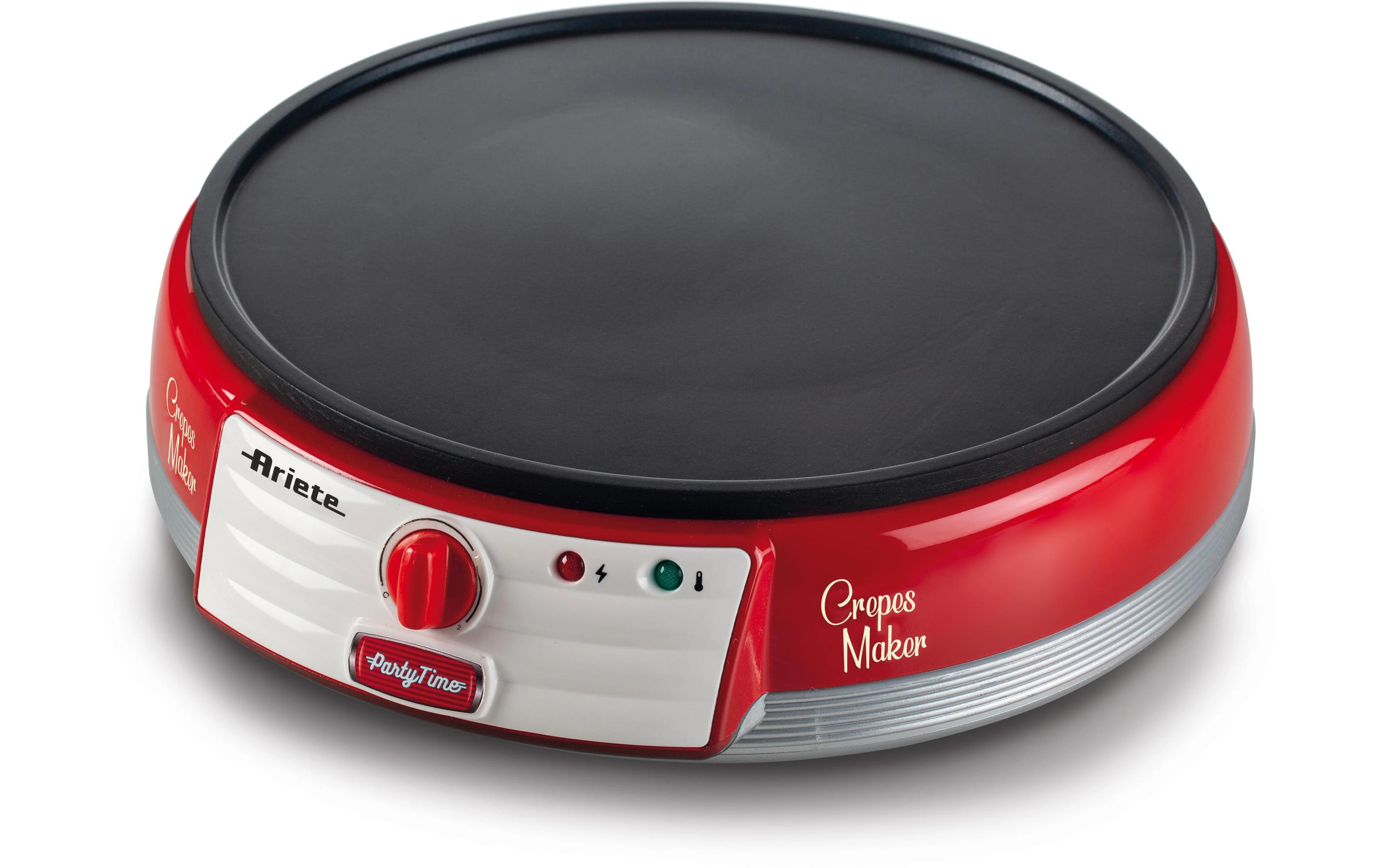 Ariete Crêpe Maker Party Time ARI-202-RD 1000 W, Rot Ariete Crêpe Maker Party Time ARI-202-RD 1000 W, Rot