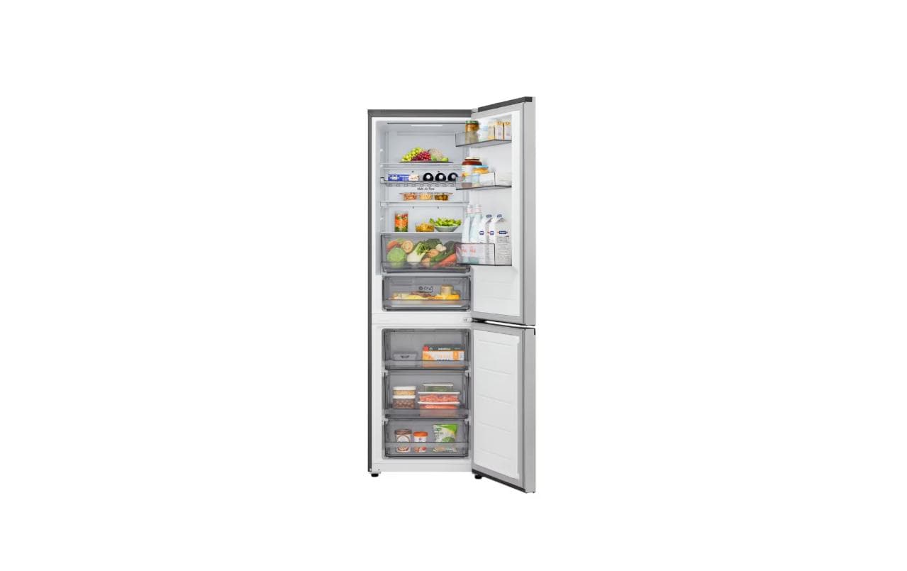 LG Einbau-Kühl-Gefrierkombination GBBS312BPY Silber, Rechts