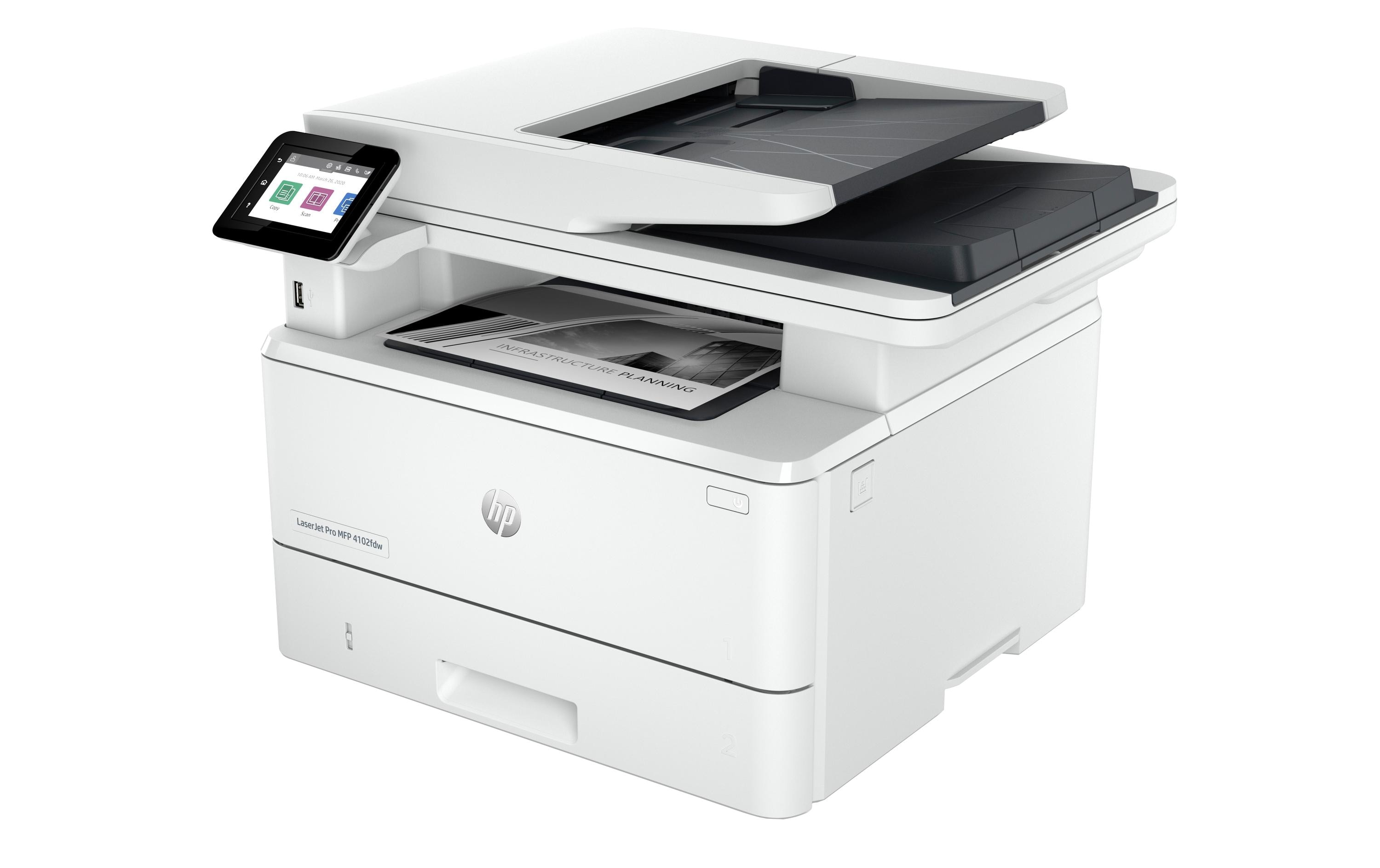 HP LaserJet Pro 4102dw Schwarzweiss, Laser, A4, WLAN, Duplex