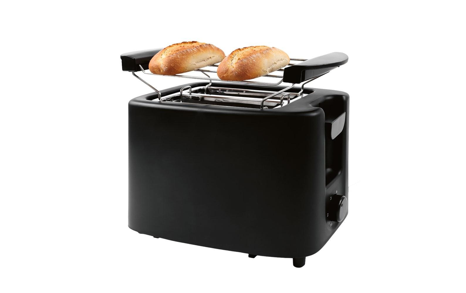 GOURMETmaxx Toaster 30385 Schwarz matt