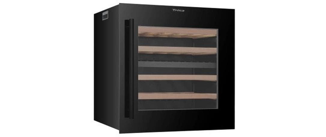 Trisa Einbauweinkühlschrank Dual Zone Schwarz, Rechts