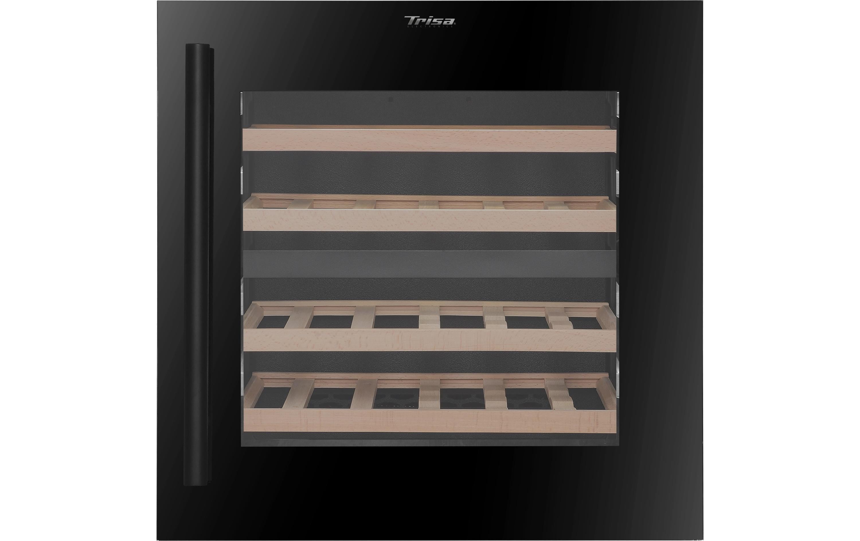 Trisa Einbauweinkühlschrank Dual Zone Schwarz, Rechts