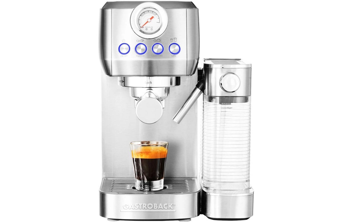 Gastroback Design Espresso Piccolo Pro M Silber