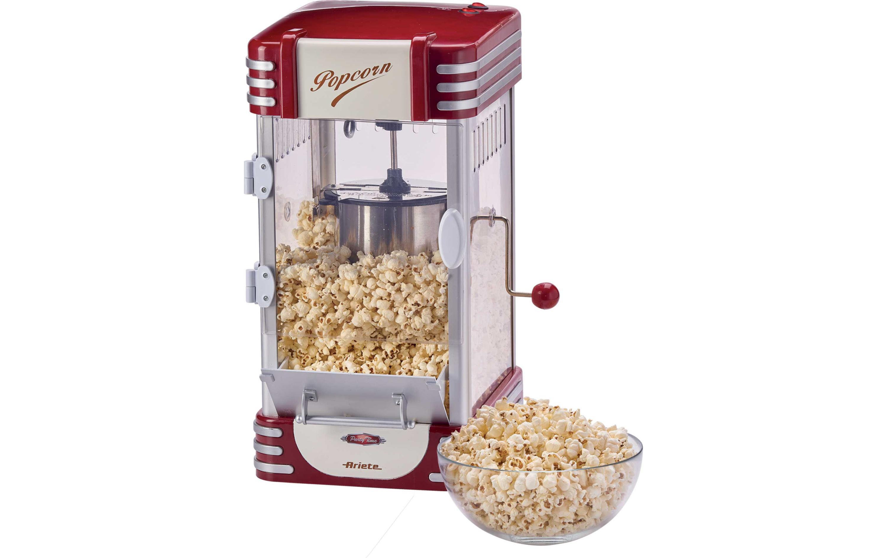Ariete Popcorn Maschine Vintage XL Rot/Weiss