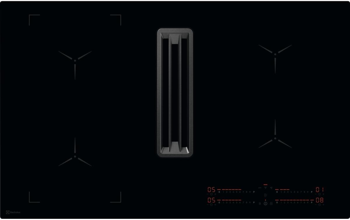 Electrolux Induktionskochfeld mit Abzug DMGL8322UO Rahmenlos Electrolux Induktionskochfeld mit Abzug DMGL8322UO Rahmenlos