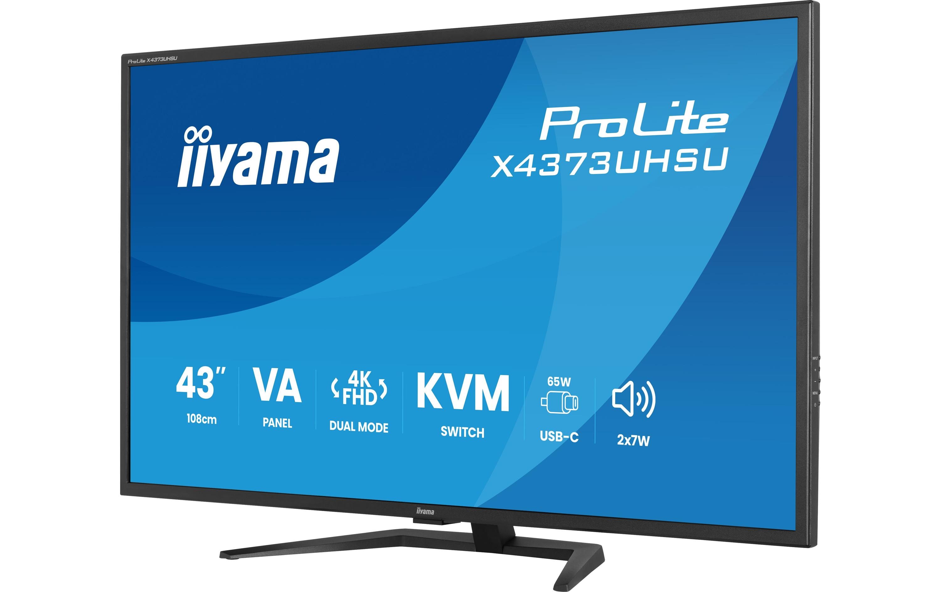 iiyama Monitor ProLite X4373UHSU-B2