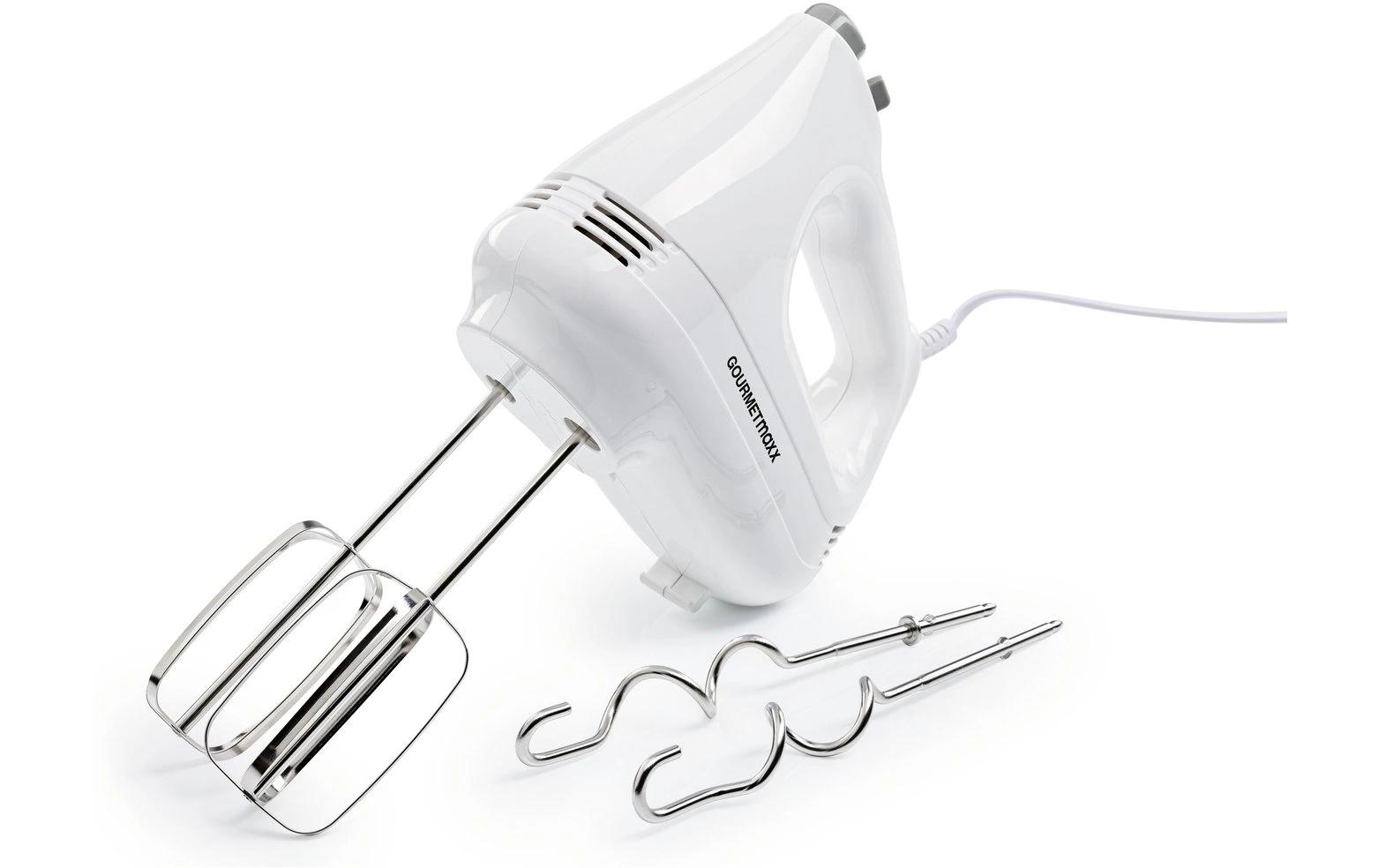 GOURMETmaxx Handmixer 250W inkl. Rührbesen Weiss GOURMETmaxx Handmixer 250W inkl. Rührbesen Weiss