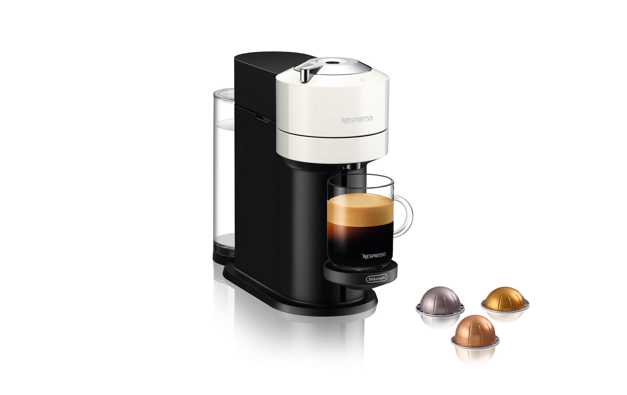 De'Longhi Kaffeemaschine Nespresso Vertuo Next Weiss ENV120.W