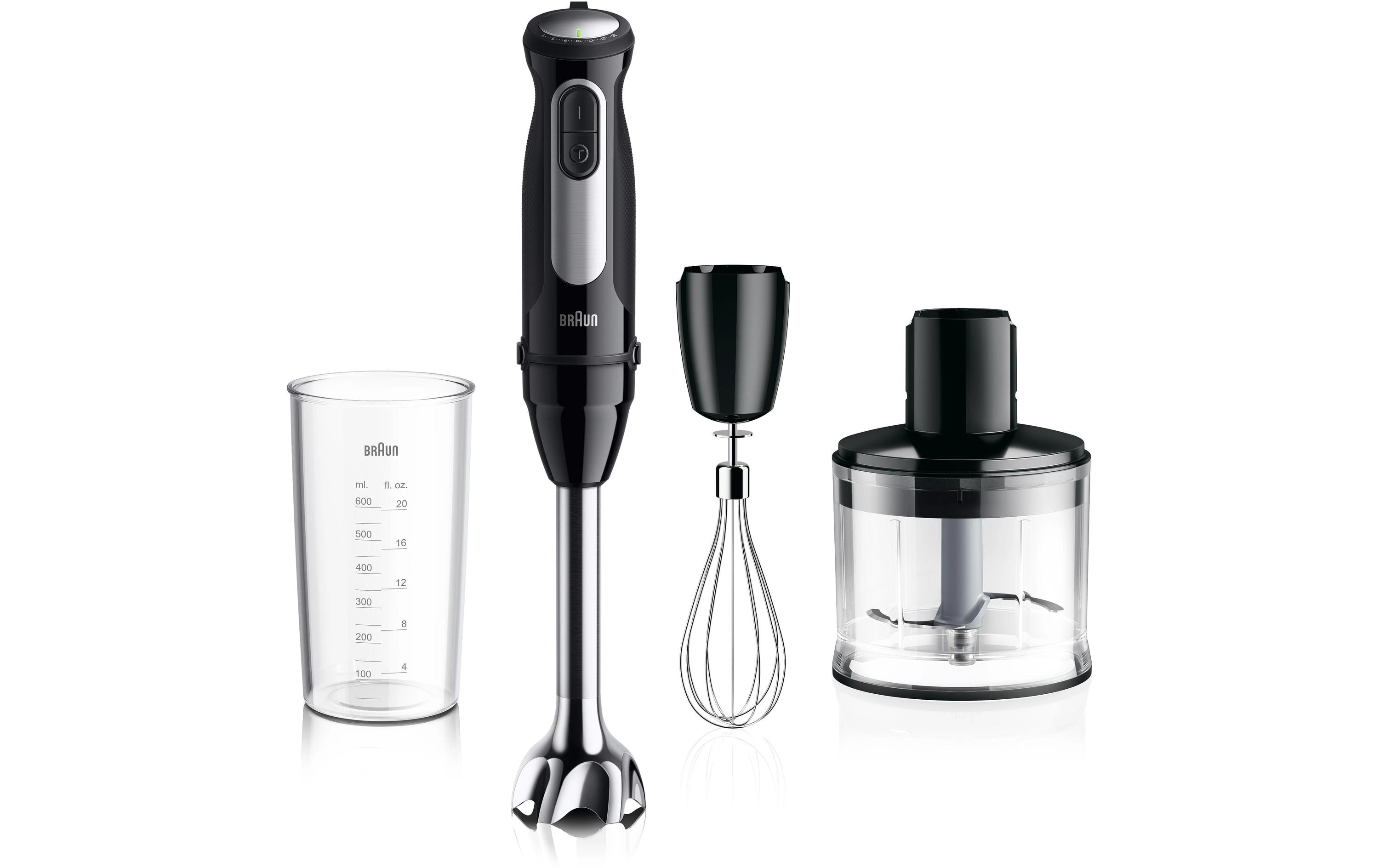 Braun Stabmixer MQ 55236M Pro Schwarz/Silber Braun Stabmixer MQ 55236M Pro Schwarz/Silber