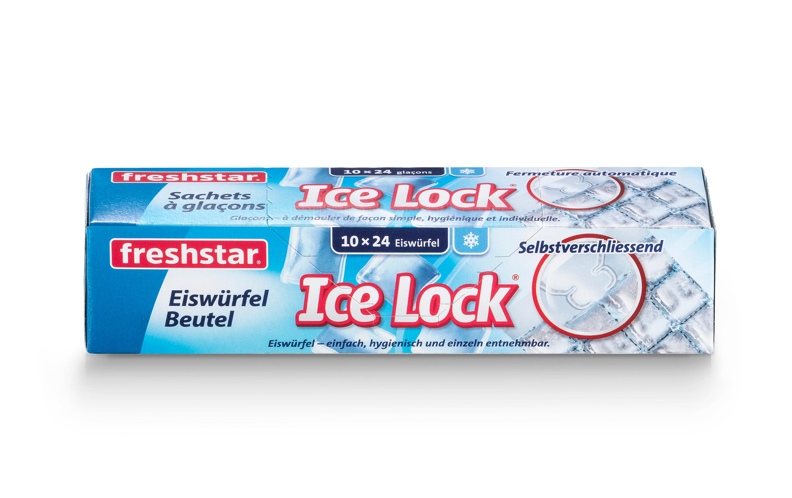 Freshstar Eiswürfelbeutel 10 Stück für 24 Würfel Freshstar Eiswürfelbeutel 10 Stück für 24 Würfel